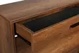 Kenkäkaappi Oslo Walnut - Tyylikäs ja Kestävä Säilytysratkaisu, 100% Melamiinipinnoitettu, 75x128x29 cm, 1 Laatikko ja Hyllyt - Kenkäkaapit - 8682870658165 - 13