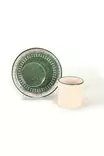 Keraaminen Kahvikuppisetti 12 osaa - Antibakteerinen, Ekologinen, Helppo Puhdistaa, Kuppi 6 cm/110 cc, Lautanen 12 cm - Kahvi- ja teeastiat - 8683742963165 - 3