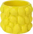 Keraaminen sitruunaruukku koristeellinen keltainen 145x145x120mm - Tarjoiluastiat - 8721037441445 - 1