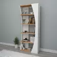 Kirjahylly, atlantin valkoinen mänty, Korkeus 150 cm, kestävä, tyylikäs - Kirjahyllyt - 8683743972005 - 4