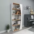 Kirjahylly, atlantin valkoinen mänty, Korkeus 150 cm, kestävä, tyylikäs - Kirjahyllyt - 8683743972005 - 2