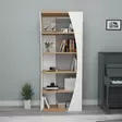 Kirjahylly, atlantin valkoinen mänty, Korkeus 150 cm, kestävä, tyylikäs - Kirjahyllyt - 8683743972005 - 3