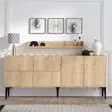 Konsoli, safiiritammi, 180 cm leveä, kestävä, monikäyttöinen - Lipastot ja senkit - 8682870917095 - 2