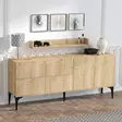 Konsoli, safiiritammi, 180 cm leveä, kestävä, monikäyttöinen - Lipastot ja senkit - 8682870917095 - 3