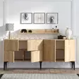 Konsoli, safiiritammi, 180 cm leveä, kestävä, monikäyttöinen - Lipastot ja senkit - 8682870917095 - 4