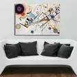 Koristeellinen kangasmaalaus, monivärinen, 70 x 100 cm, kestävä, elegantti - Taulut ja kehykset - 8683342781435 - 2