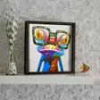 Koristeellinen kehystetty MDF-maalaus, monivärinen, 33 x 33 cm, kestävä, elegantti, ajaton - Taulut ja kehykset - 8681875043815 - 2