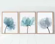 Koristeellinen kehystetty MDF-taulu (3 osaa), monivärinen, 50 x 70 cm (3 Pieces), kestävä, laadukas - Taulut ja kehykset - 8684282340645 - 1