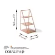 Koristeellinen metallilisävaruste, kupari, 1,2 mm, 16 cm, 30,5 cm, 17 cm, kestävä, ajaton, monipuolinen - Koristeet, koriste-esineet - 8684282243595 - 7