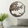Koristeellinen Metallinen Seinäkoriste, Antiikkiväri, Käsinmaalattu, 66x68 cm, Yksilöllinen ja Elegantti Sisustuselementti - Koristeet, koriste-esineet - 8684282644835 - 4