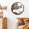 Koristeellinen Metallinen Seinäkoriste, Antiikkiväri, Käsinmaalattu, 66x68 cm, Yksilöllinen ja Elegantti Sisustuselementti - Koristeet, koriste-esineet - 8684282644835 - 5