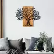 Koristeellinen puinen seinäkoriste, musta saksanpähkinä, 72 x 58 cm, kestävä, ajaton - Koristeet, koriste-esineet - 8682870971905 - 2