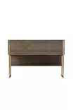 Kultapähkinä Lipasto - 100% Melamiinipinnoitettu Lastulevy, 120x80x30 cm, Metallijalat, Tyylikäs Säilytysratkaisu - Lipastot ja senkit - 8684282883685 - 6