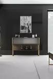Kultapähkinä Lipasto - 100% Melamiinipinnoitettu Lastulevy, 120x80x30 cm, Metallijalat, Tyylikäs Säilytysratkaisu - Lipastot ja senkit - 8684282883685 - 5