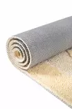 Kylpyhuonematto 60x100 cm, Kermanvärinen, 100% Polypropeeni, Luistamaton Lateksipohja, Konepestävä 30°C, 1300 gr/m² - Kylpyhuonematot ja kosteantilan matot - 8684283557585 - 6