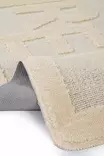 Kylpyhuonematto 60x100 cm, Kermanvärinen, 100% Polypropeeni, Luistamaton Lateksipohja, Konepestävä 30°C, 1300 gr/m² - Kylpyhuonematot ja kosteantilan matot - 8684283557585 - 7