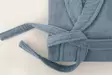 Kylpytakki, sininen, 350 gr/m², pehmeä, kestävä, helppohoitoinen - Pyyhkeet ja kylpytakit - 8683743314515 - 6