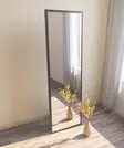 Lattiapeili Musta 100% MDF 50x160x2,2 cm Ekologinen Flotal-E Peili Seinään Kiinnitettävä Huonekalut 1 Paketti - Peilit - 8683743823215 - 3
