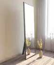 Lattiapeili Musta 100% MDF 50x160x2,2 cm Ekologinen Flotal-E Peili Seinään Kiinnitettävä Huonekalut 1 Paketti - Peilit - 8683743823215 - 2