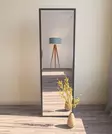 Lattiapeili Musta 100% MDF 50x160x2,2 cm Ekologinen Flotal-E Peili Seinään Kiinnitettävä Huonekalut 1 Paketti - Peilit - 8683743823215 - 4
