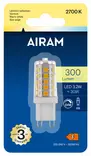 Led-lamppu 3,2W 2700K G9 300lm Airam - Lamput ja loisteputket - 6435200305145 - 2