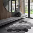 Matto (100 x 150), valkoinenharmaamusta, 100 x 150 cm, antibakteerinen, liukumaton - Suuret ja keskikokoiset matot - 8683742612865 - 3