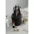 Meikkijärjestelijä Anthracite 24x24x13 cm - Tyylikäs ja Kestävä, 100% Muovia, BPA-vapaa, Konepestävä, Ei Mikroaaltouuniin - Meikkaustarvikkeet - 8684282832225 - 3