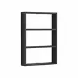 Moderni Anthrasiitti Seinä Hylly - 100% Melamiinipinnoitettu Lastulevy, 18mm Paksuus, 43,2cm Leveys, 60cm Korkeus - Seinähyllyt - 8683342889605 - 1