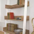 Moderni Kirjahylly - Tumma Tammi, 100% Melamiinipinnoitettu Lastulevy, 80x195x32 cm, Useita Hyllyjä, 2 Pakettia - - 19-19-8681875037845 - 5