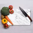 Monivärinen 100% Temperoitu Lasi Leikkuulauta 20x30 cm - Antibakteerinen, Helppo Puhdistaa, Liukumaton Silikonijalat - Keittiötyövälineet - 8684283728565 - 3