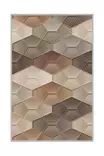 Monivärinen 50x80 cm Antibakteerinen 3D Digitaalipainettu Polyesterimatto - Konepestävä, Liukumaton PVC-pohja - Pienet matot ja käytävämatot - 8682870602595 - 1
