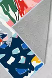Monivärinen 50x80 cm Matto - 100% Polyesteri, 3D Digitaalinen Painatus, Konepestävä, Liukumaton Alapuoli - Pienet matot ja käytävämatot - 8683342300285 - 3