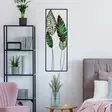 Monivärinen Käsintehty Koristeellinen Metalliseinäkoriste 32x90 cm - Yksilöllinen Taideteos Kodin Sisustukseen - Koristeet, koriste-esineet - 8683743679645 - 3