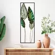 Monivärinen Käsintehty Koristeellinen Metalliseinäkoriste 32x90 cm - Yksilöllinen Taideteos Kodin Sisustukseen - Koristeet, koriste-esineet - 8683743679645 - 2