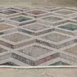 Monivärinen Konepestävä Antibakteerinen Matto 100x150 cm - Puuvilla/Polyesteri, Liukumaton, Konekudottu, 6 mm Paksuus - Suuret ja keskikokoiset matot - 8683743527335 - 6