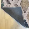 Monivärinen Konepestävä Antibakteerinen Matto 100x150 cm - Puuvilla/Polyesteri, Liukumaton, Konekudottu, 6 mm Paksuus - Suuret ja keskikokoiset matot - 8683743527335 - 5