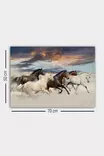Monivärinen Koristeellinen Canvas-taulu 50x70 cm - 100% Puukehys, 3 cm Paksuus - Seinäsisustus Taulu - Taulut ja kehykset - 8681875739985 - 4
