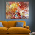Monivärinen Koristeellinen Canvas-taulu 70x100 cm - 100% Kangas ja Puu, Helppo Ripustaa, Kestävä ja Laadukas - Taulut ja kehykset - 8682870224865 - 1