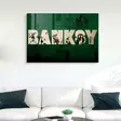 Monivärinen Koristeellinen Karkaistu Lasi Maalaus 50x70 cm - Tyylikäs Seinäkoriste, Kestävä ja Helppo Asentaa - Taulut ja kehykset - 8683742920175 - 4