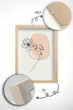 Monivärinen Koristeellinen Kolmen Osan Kehystetty Maalaus - 100% Massiivipuukehys, 100% MDF, 33x48 cm, Digitaalinen Painatus - Taulut ja kehykset - 8684283756155 - 1