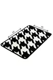Monivärinen Kylpyhuonematto 40x60 cm - 100% Polyesteri, Antiallerginen, Pöly- ja Tahrankestävä, Liukumaton Alapuoli - Kylpyhuonematot ja kosteantilan matot - 8681875325195 - 3