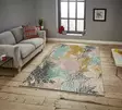 Monivärinen Matto 160x230 - 100% Polyesteri, Digitaalinen Painatus, Konepestävä, Liukumaton Alapuoli, 740 g/m² - Suuret ja keskikokoiset matot - 8683342177955 - 2