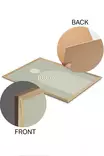 Monivärinen MDF Seinäkoriste Maalaussetti (3 kpl) - Kehyksetön UV-tulostus, 33x48 cm, Tyylikäs Sisustusratkaisu - Taulut ja kehykset - 8684283200955 - 3