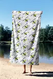 Monivärinen Rantapyyhe 90x150 cm - Ylellinen Mukavuus, Mikrofilamenttikangas, 70% Polyesteri / 30% Polyamidi - Pyyhkeet ja kylpytakit - 8684282666325 - 4