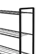 Musta Metallinen Pesukonekaappi - Kestävä 7mm Runkopaksuus, 24x68x150cm - Tyylikäs ja Tilava Säilytysratkaisu - Kylpyhuonekalusteet - 8684282608325 - 5