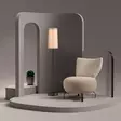 Nojatuolisetti, kerma, 64 cm leveä, kestävä, mukava - Nojatuolit - 8682870139565 - 3