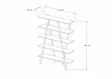 Pine Wood Bookshelf - 100% Mänty, 120x148x30 cm, Tammi, Useita Hyllyjä, Kiinnitettävä, Lisäsäilytys, 1 Paketti - Kirjahyllyt - 8681875207095 - 4