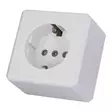 Pistorasia NORDIC 1-os pinta maadoitettu JL - Harju, maadoitettu, jousiliittimet, IP21 - Pistorasiat ja kytkimet - 6438140973115 - 1