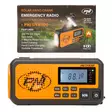 PNI DYN300 kannettava radio dynamolla, aurinkolatauksella, taskulampulla, 4000 mAh varavirtalähteellä, SOS, IPX3, oranssi - Radiot ja MP3/4-soittimet - 5949066537325 - 4