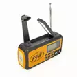 PNI DYN300 kannettava radio dynamolla, aurinkolatauksella, taskulampulla, 4000 mAh varavirtalähteellä, SOS, IPX3, oranssi - Radiot ja MP3/4-soittimet - 5949066537325 - 7